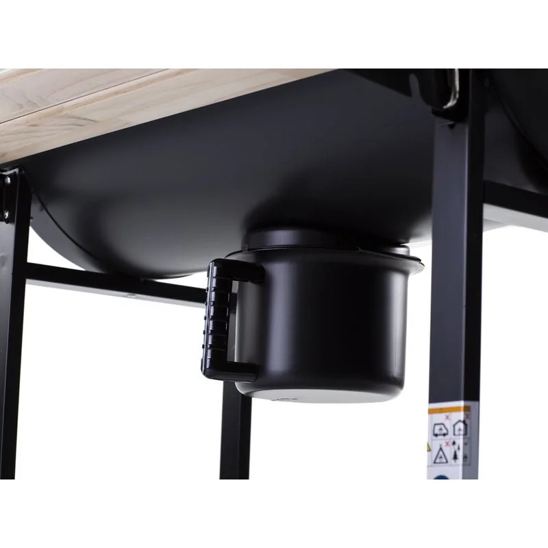 Barbecue Américain Charbon de Bois REVO Granada – Grande Surface de Cuisson – Fumoir - 4
