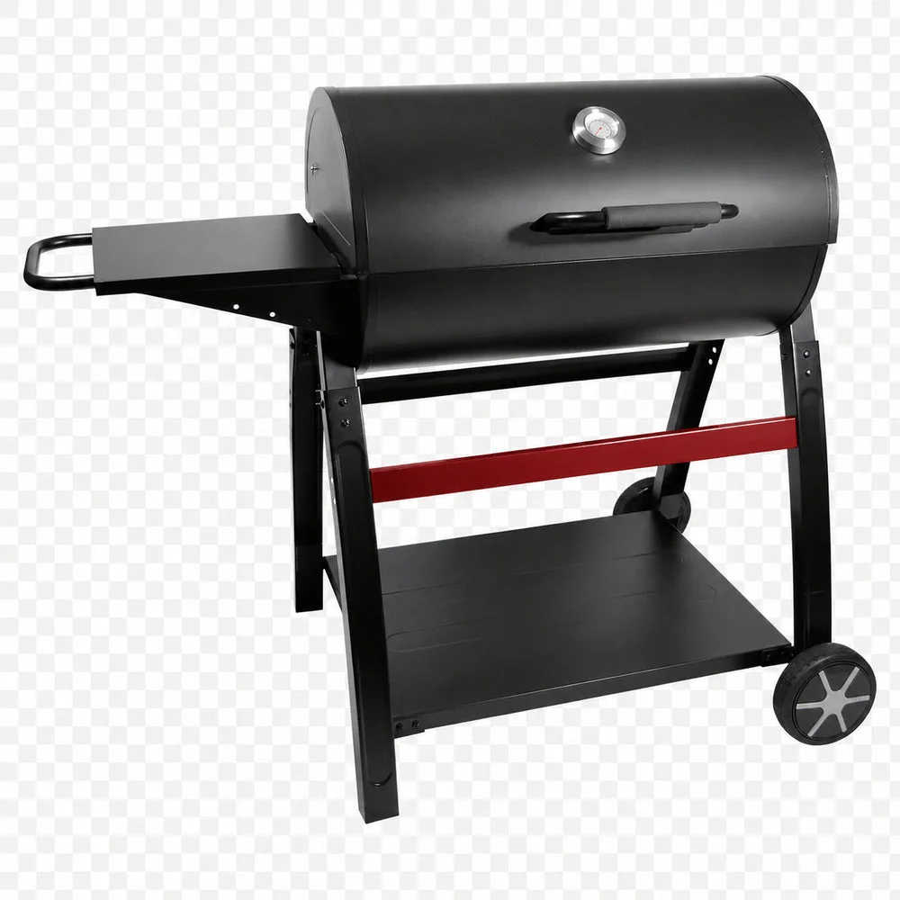 Barbecue au charbon de bois avec Grill & Plancha en fonte émaillée REVO Torino 70 - 3