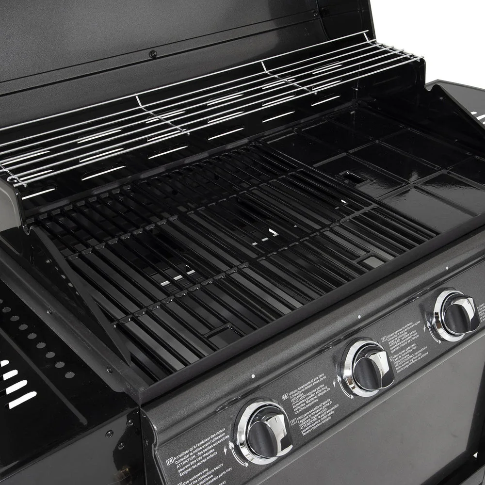 Barbecue au gaz Sorrento - 4 brûleurs avec thermomètre 14kW - 4