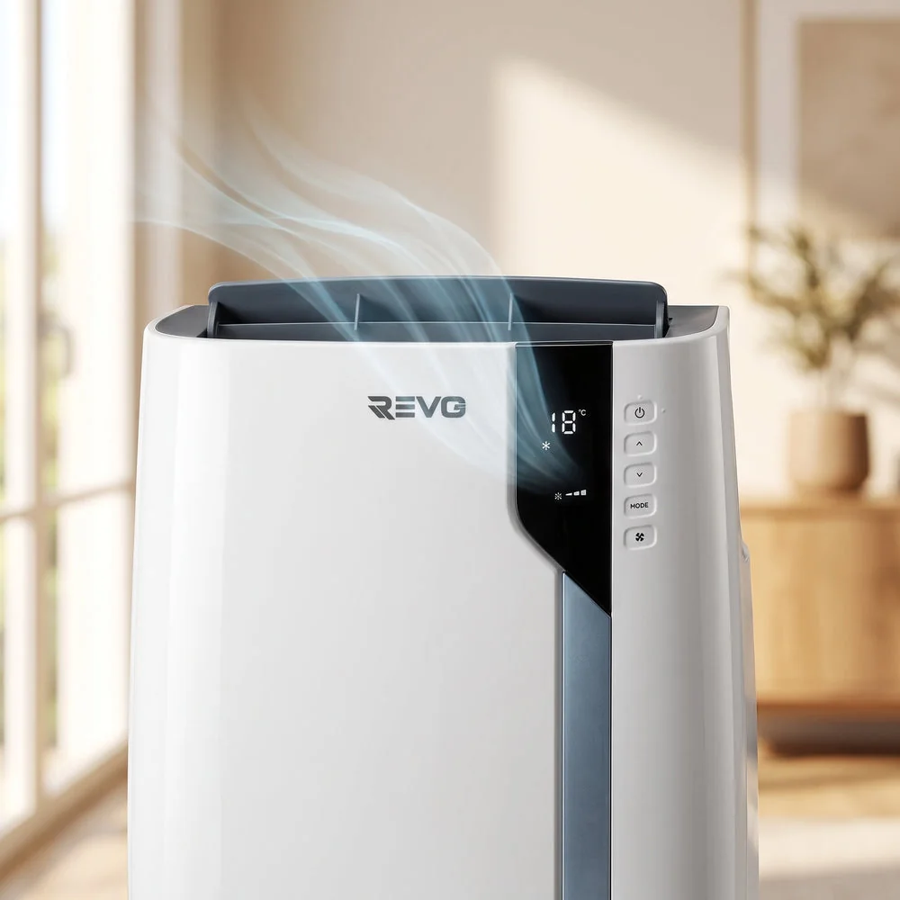 Climatiseur Mobile REVO Eco Pro 10 – 10 000 BTU – A+++ – 3-en-1 – 45 dB - 3
