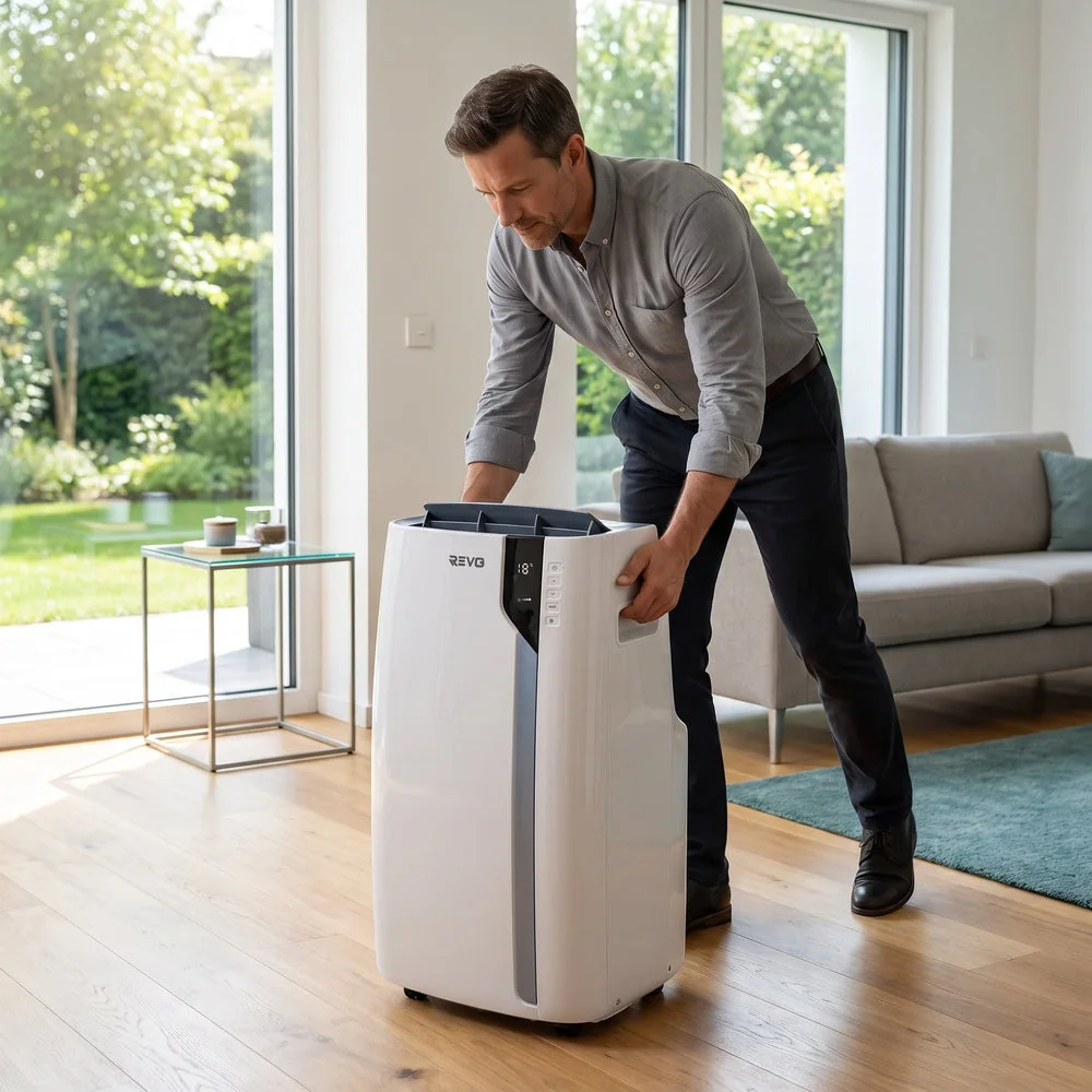 Climatiseur Mobile REVO Eco Pro 10 – 10 000 BTU – A+++ – 3-en-1 – 45 dB - 6