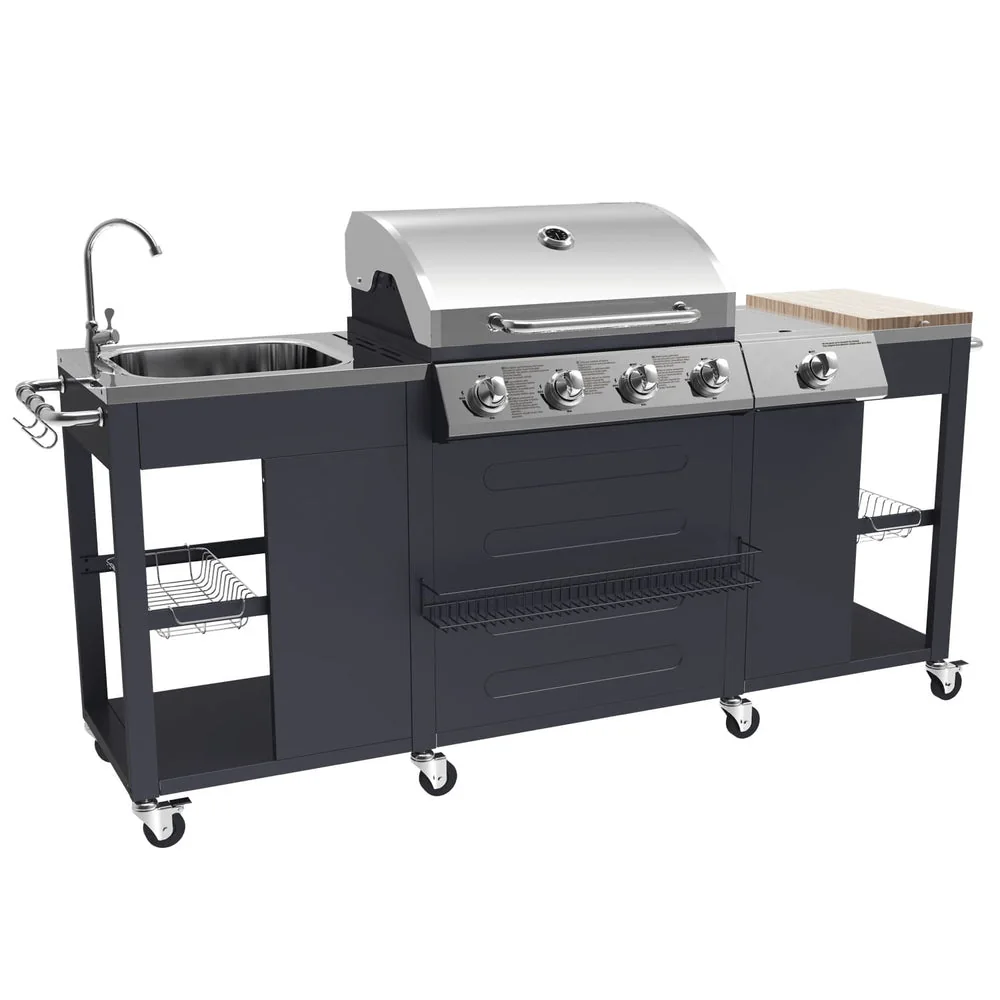 Cuisine d'extérieur REVO Alicante – 4+1 brûleurs 17,2 kW