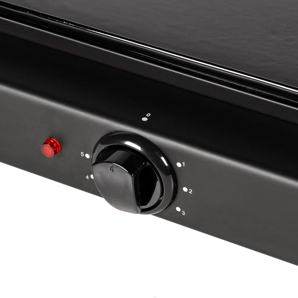 Plancha électrique REVO Cadix – 2 kW – Plaque en fonte émaillée 43 × 37 cm - 5
