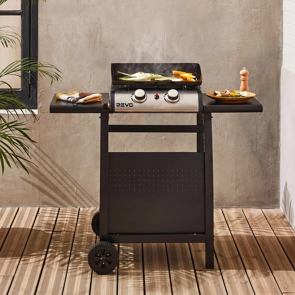 Plancha Gaz REVO Zaragoza – Chariot Inclus – 5 kW - 3