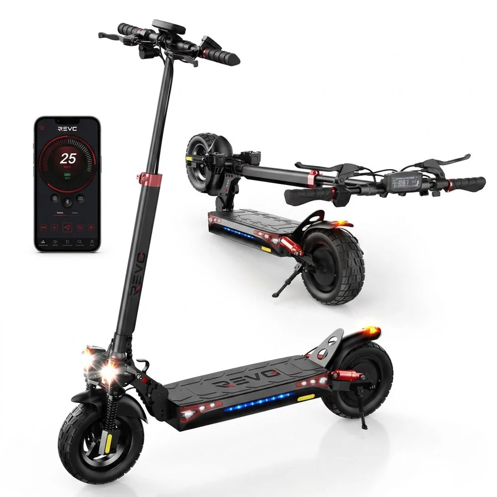 Trottinette Électrique REVO Titan 800 – 800 W – Autonomie 45 km – Batterie 48 V 15 Ah – Pneus Tout-Terrain 10"