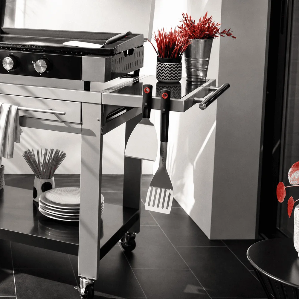 Spatule Magnétique REVO Grill Pro en Inox pour Barbecue & Plancha - 3