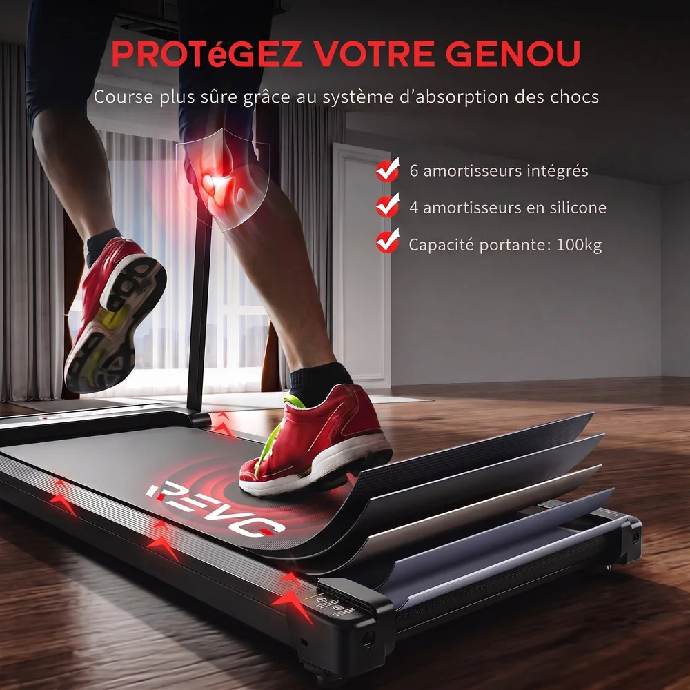 Tapis de Course Pliant REVO Pace – 10 km/h – 12 Programmes – Charge 100 kg – Écran LED - 3