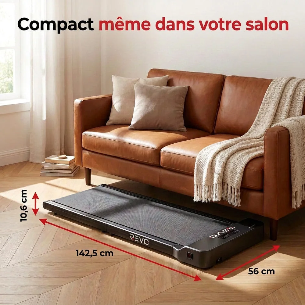 Tapis de Course Pliant REVO WalkingPad – 6 km/h – Charge 110 kg – Écran LED - 4