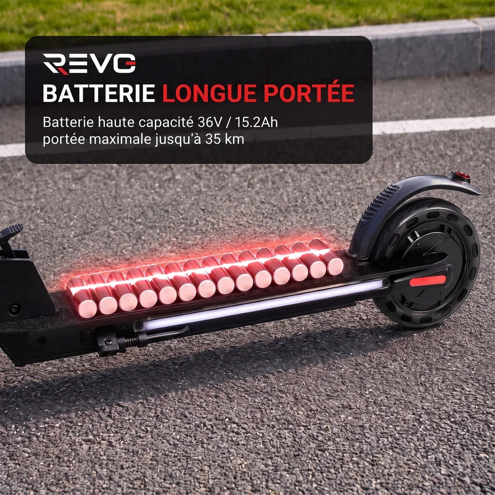 Trottinette Électrique REVO Voltis – 250 W – Autonomie 25 km – Batterie 36 V 5,2 Ah – Pneus 8" - 6