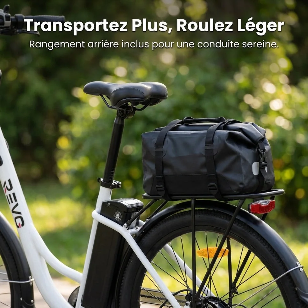 Vélo Électrique REVO CityFlow – 250 W – Autonomie 90 km – Batterie 561,6 Wh – Shimano 7 Vitesses – Roues 26" - 5